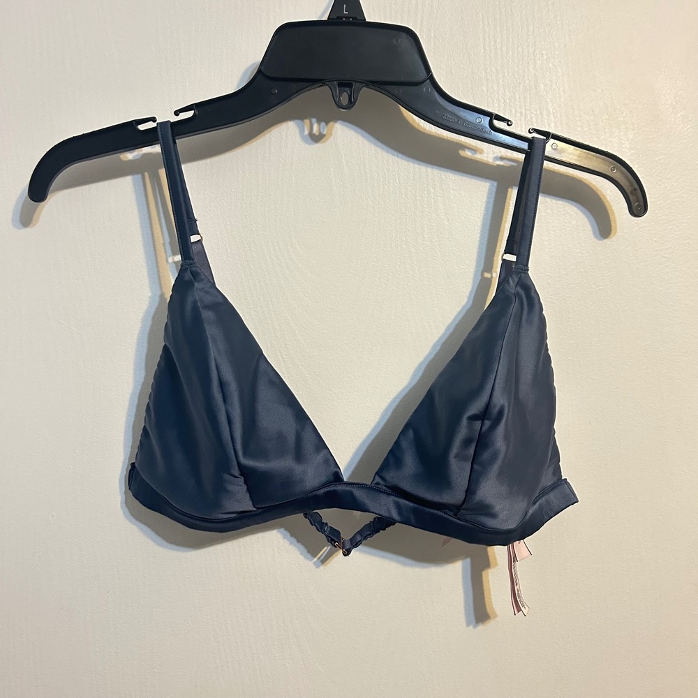 Victoria secret smooth blue gray bralette XL